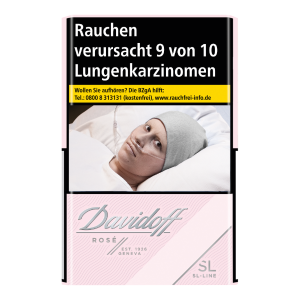 Davidoff Rose SL-Line 10 x 20 Zigaretten Davidoff Rose SL-Line 10 x 20 Zigaretten